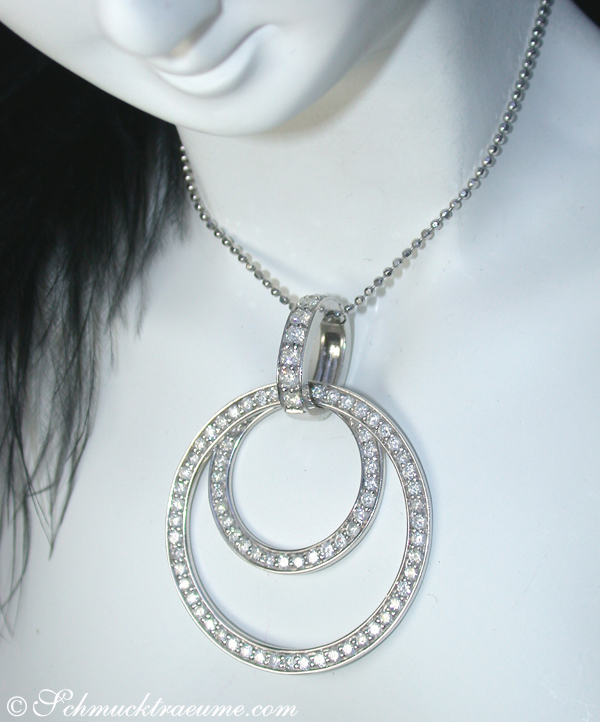 Modifiable Black & White Diamond Pendant » Juwelier Schmucktraeume.com