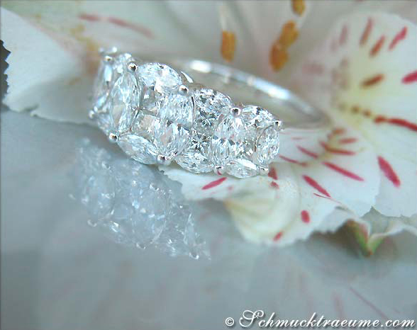 Exquisite Marquise and Princess Cut Diamond Ring » Juwelier ...